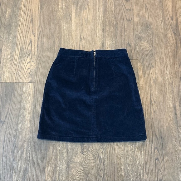 Anthropologie Modcloth Corduroy Mini Skirt Size 0 - Picture 3 of 4